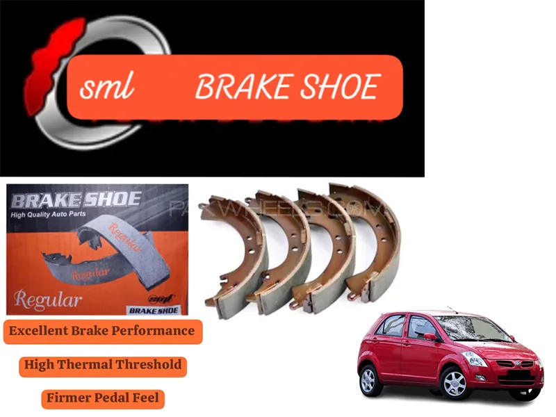 Faw v2 2013-2022 Rear Brake Shoe - SML Brake Parts - Advanced Braking 