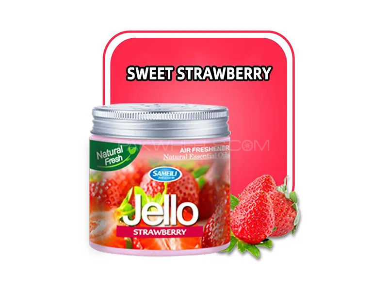 Jello Car Air Freshener | Strawberry | Car Perfume Image-1