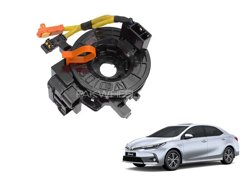 Toyota Corolla Xli,Gli 2015-2023 Multimedia Steering Spiral Cable Clock Spring Image-1