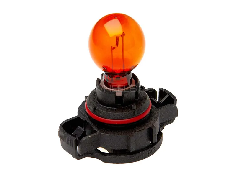 Black Base Amber Bulb Model PSY19W 12v 19w Single Bulb Image-1