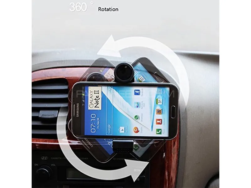 Car AC Vent Mobile Holder | 360 Rotation | Multi-Color Image-1