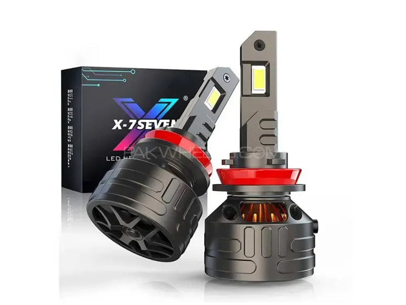 H11 X7 Kronos Series Headlights For Low/Fog Lamps One Year Warranty 6500k Colour USA Image-1