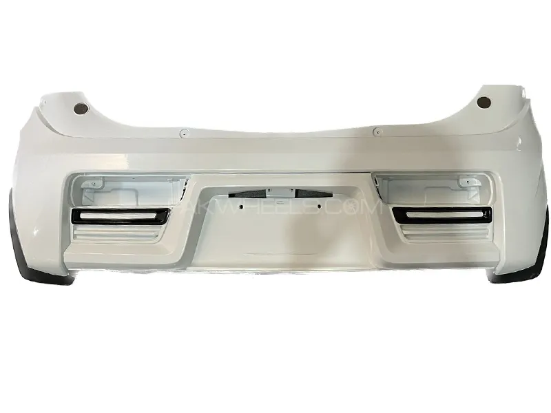 Suzuki Alto White RS Conversion Bumpers Painted Works Front Back ABS Plastic Bumper Pair  Suzuki Alto White RS Conversion Bumpers Painted Works Front Back ABS Plastic Bumper Pair  Image-3