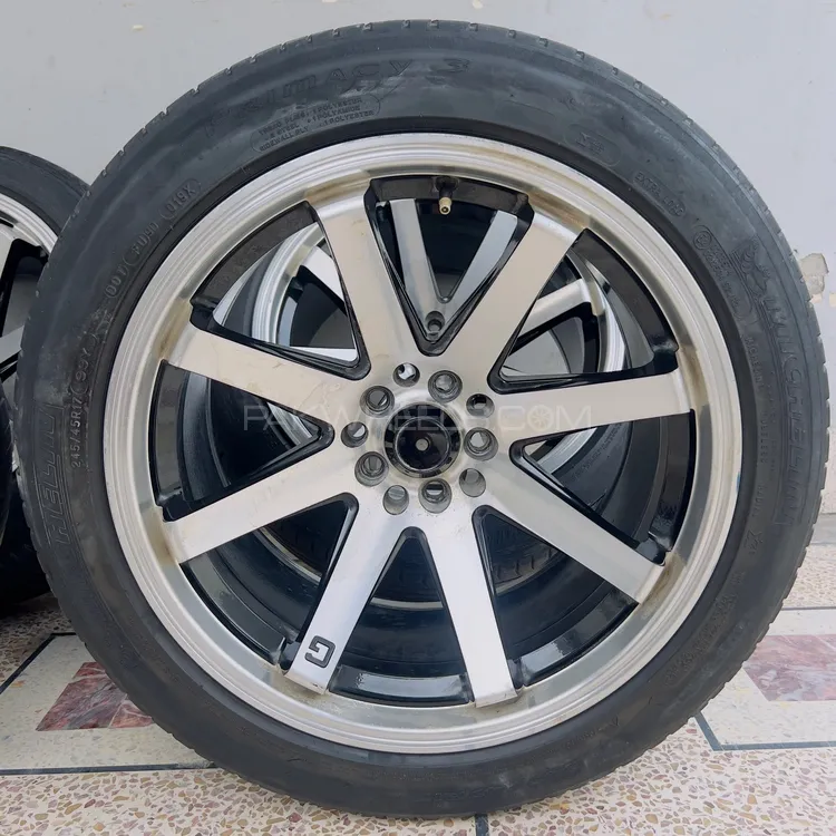 Buy 17’ 9 JJ rims for Corolla and honda with Michelin Tyres in
