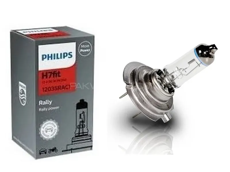 Philips Rally Vision 80 Watts H7 Halogen Bulb Poland Made 1 Pair Image-1