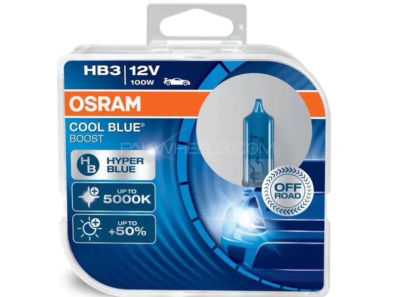 HB3 9005 Osram Cool Blue Lights For High Beams 12V 100 Watts Image-1