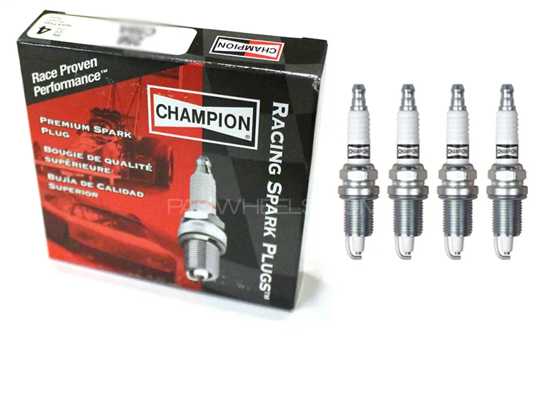 Champion Copper Plus Spark Plugs Pack of 4 for Toyota Corolla GLI 2008-2023 Image-1