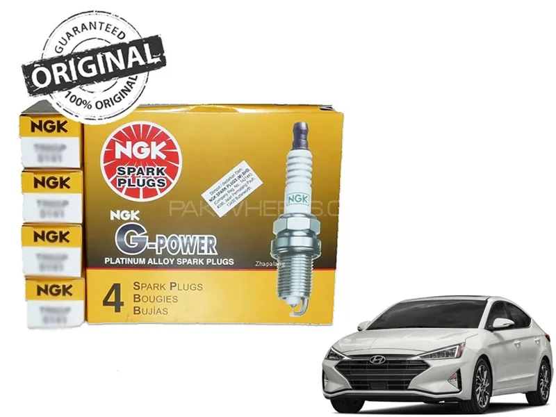 Hyundai Elantra 2018-2023 NGK Spark Plugs Pack of 4 Set
