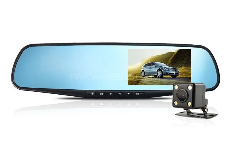 Car DVR dual mirror camera 1080p Image-1