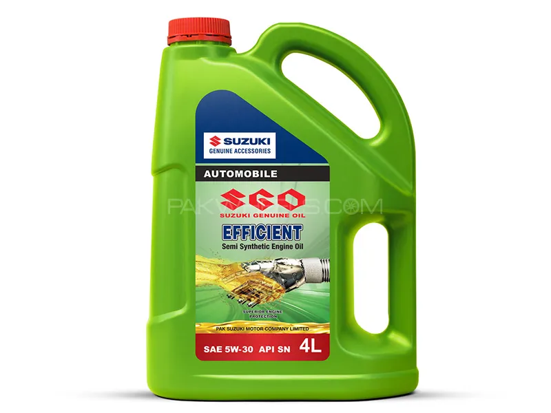 Suzuki Genuine Oil - Efficient 5W30 Engine Oil - SGO - 4 Litre Image-1