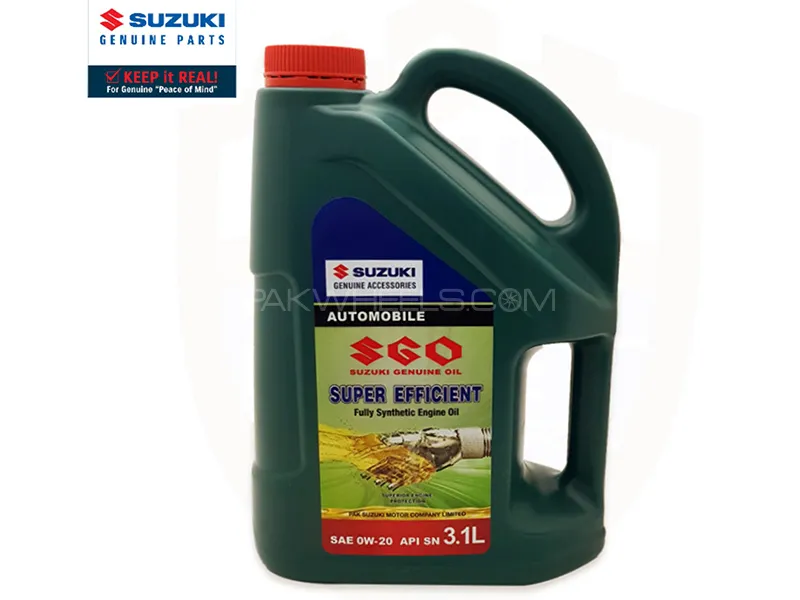 Suzuki Genuine Oil - Super Efficient 0W20 SN Engine Oil - SGO - 3 Litre Image-1