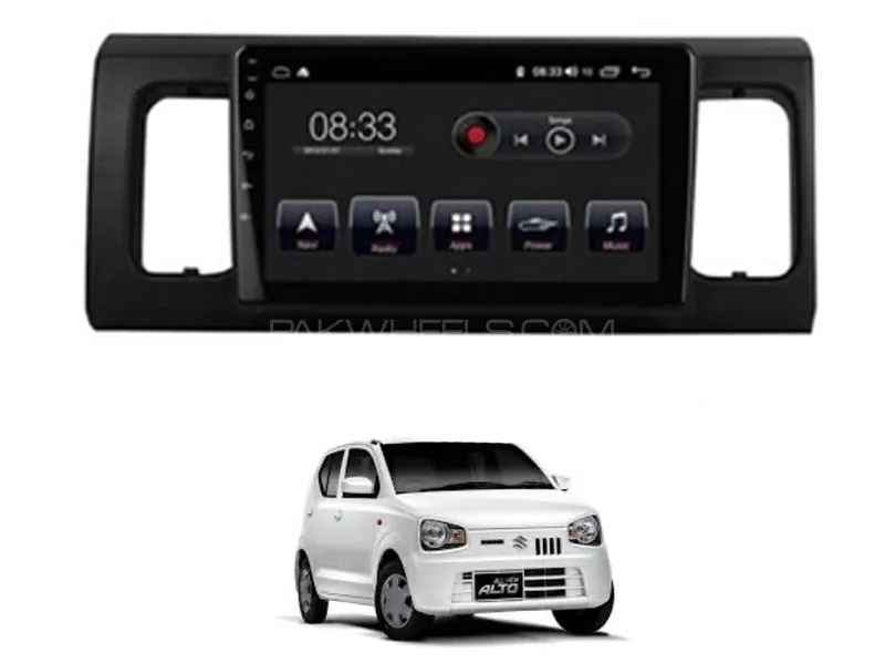 Suzuki Alto 2019-2023 VXR Android Player With Genuine Frame Fitting | 9 inch | IPS Display | Black  Image-1