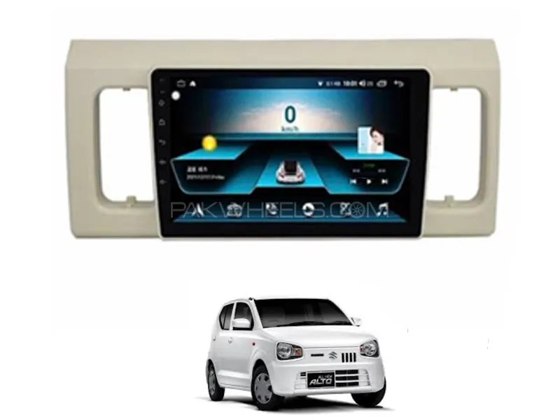 Suzuki Alto 2019-2023 VXL Android Player With Genuine Frame Fitting | 9 inch | IPS Display | Beige Image-1