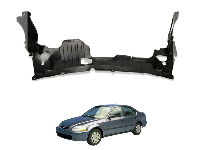 Honda Civic 1999-2001 Engine Shield | Engine Cover | Black  Image-1
