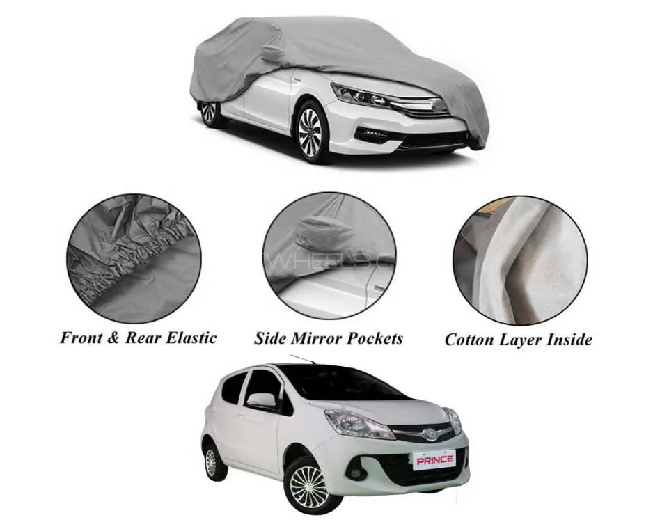Prince Pearl 2020-2021 Non Woven Inner Cotton Layer Car Top Cover Image-1