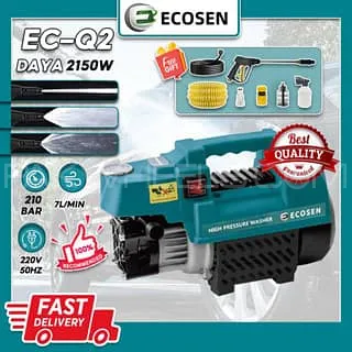Original ECOSEN High Pressure Car Washer - 210 Bar, induction Motor Image-1