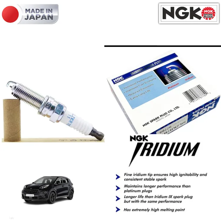 Kia Sportage 2019-2023 Iridium Spark Plug NGK Japan - 4 Pcs