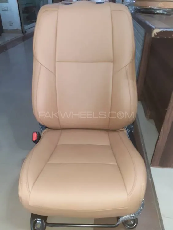 Toyota fortuner GR | legender poshish Seat Covers in japanese ethlese Leather, Image-1