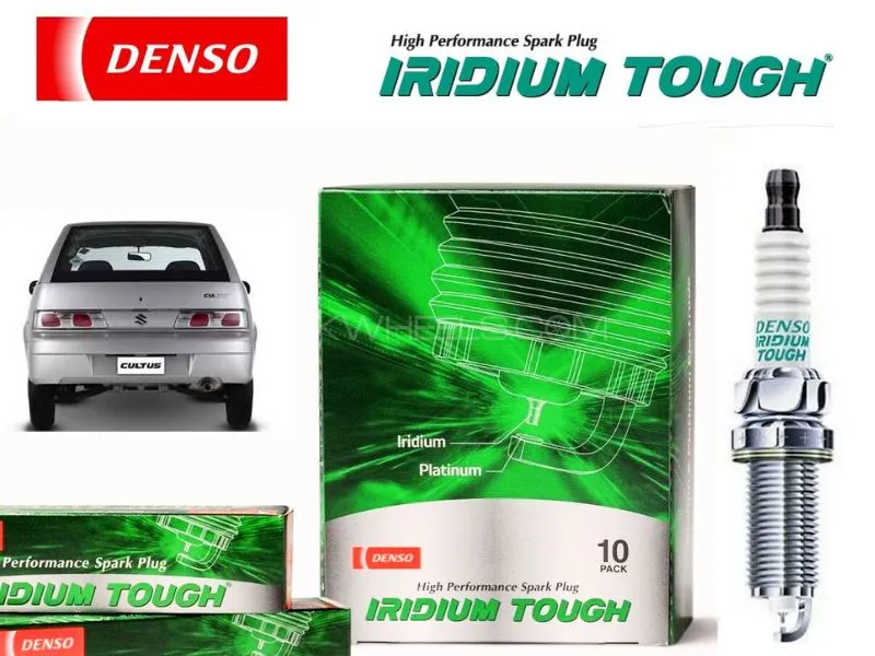 Toyota Cultus 2007-2017 Iridium Tough Spark Plug | 4 Pcs | Made In Japan Image-1