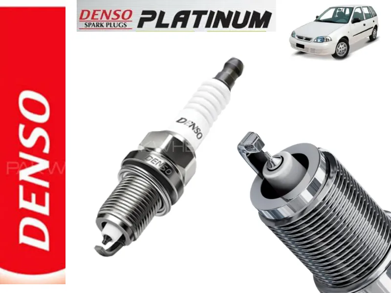 Suzuki Cultus 1998-2007 Denso Spark Plug Platinum Tip |3 Pcs |For Fuel Economy
