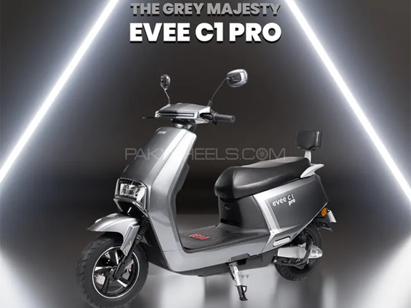 Evee C1 Pro Electric Scooter Grey Image-1