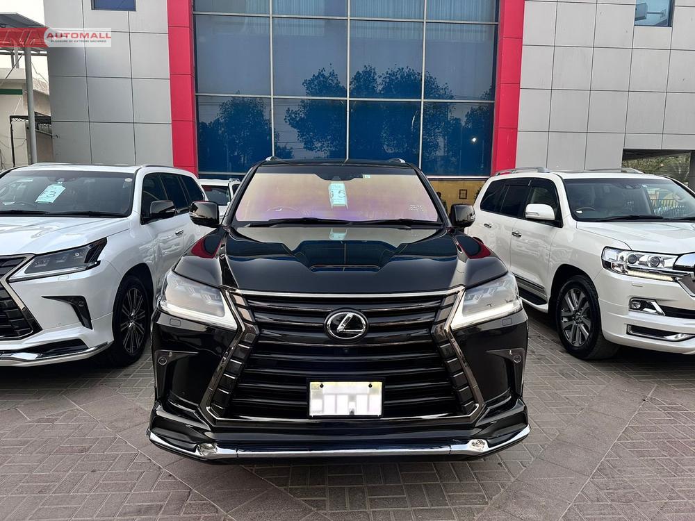 Make: Lexus LX570
Black Sequence Edition 
Model: 2019
Mileage: 11,000 Km
Unregistered

TOP OF THE LINE:

*Diamond stitch seats
*Cool box
*Back auto door
*Rear entertainment 
*Heating/Cooling seats
*Heads up Display 
*Original tv + 4 cameras
*Sunroof
*Radar
*7 seater

Calling and Visiting hours 

Monday to Saturday 

11:00 AM to 7:00 PM