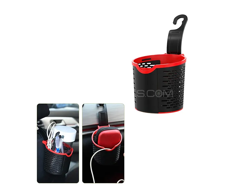 Car Hanging Baskets - Headrest Storage Cup - Car holder Image-1