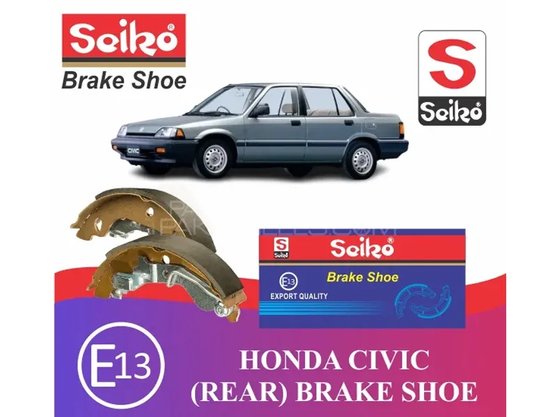 Honda Civic 1988 Premium Seiko Rear Brake Shoe  