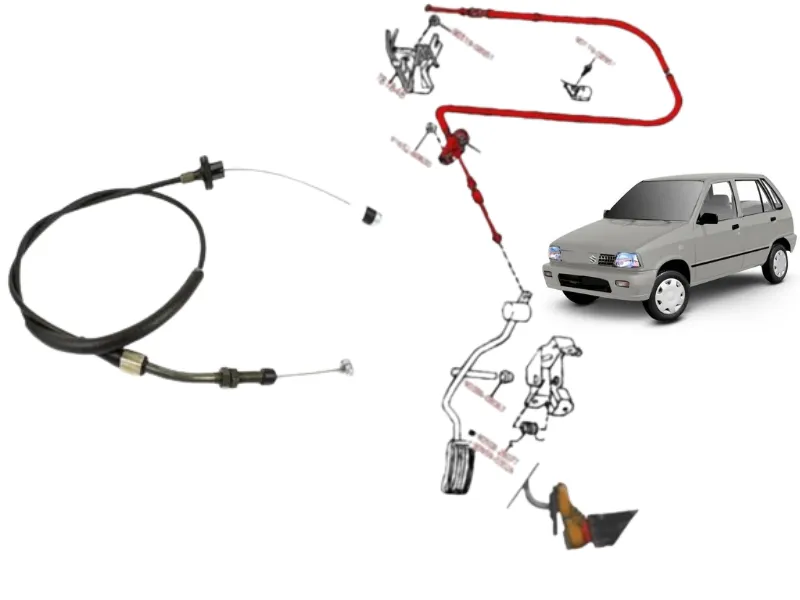 Suzuki Mehran Accelerator Cable | 1 PCS | Speedometer Cable