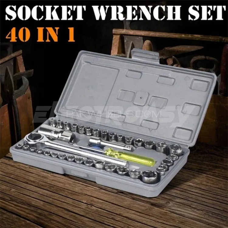 40 Pcs Socket Wrench set Image-1