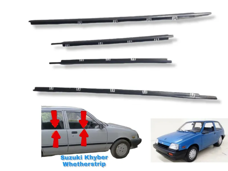 Suzuki Khyber Outer whether strip | 4 Pcs | For All Four Doors Image-1