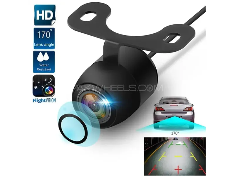 HD Night Vision Car Rear View Camera 170 Wide Angle Reverse Parking Camera Waterproof CCD LED Auto  Image-1