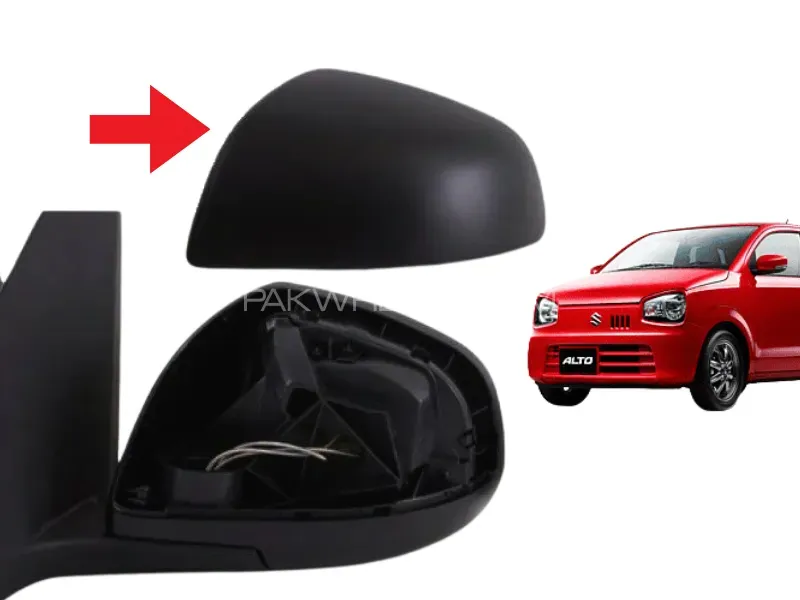 Suzuki Alto Side Mirror Cover Right Side without Paint - 1PC Image-1