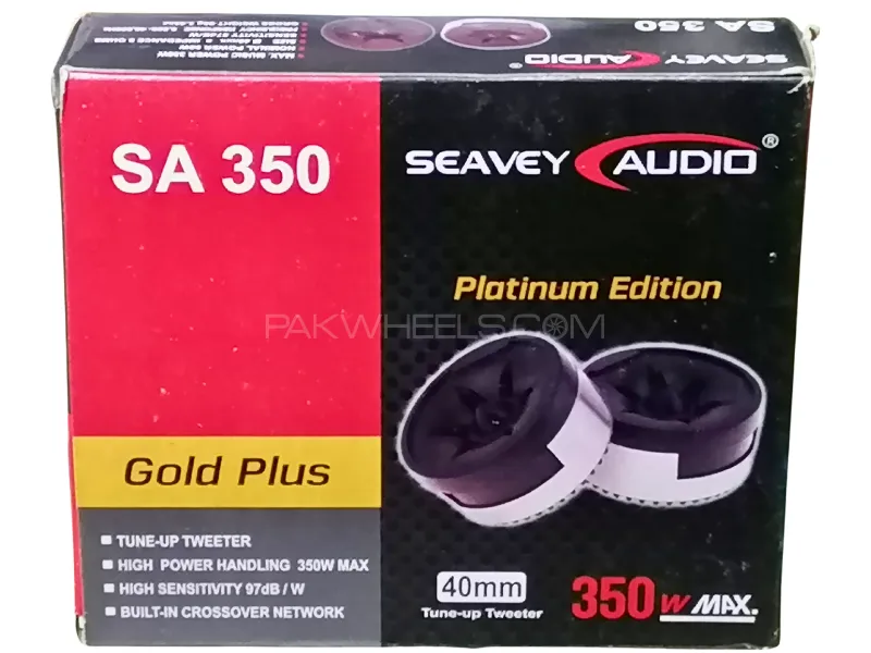 Seavey Audio SA-350 Platinum Edition Gold Plus Tweeters 350w Max Power - 1Pair