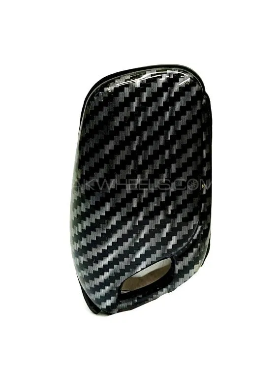 MG HS Key Cover Carbon Fiber 3 Buttons Image-1