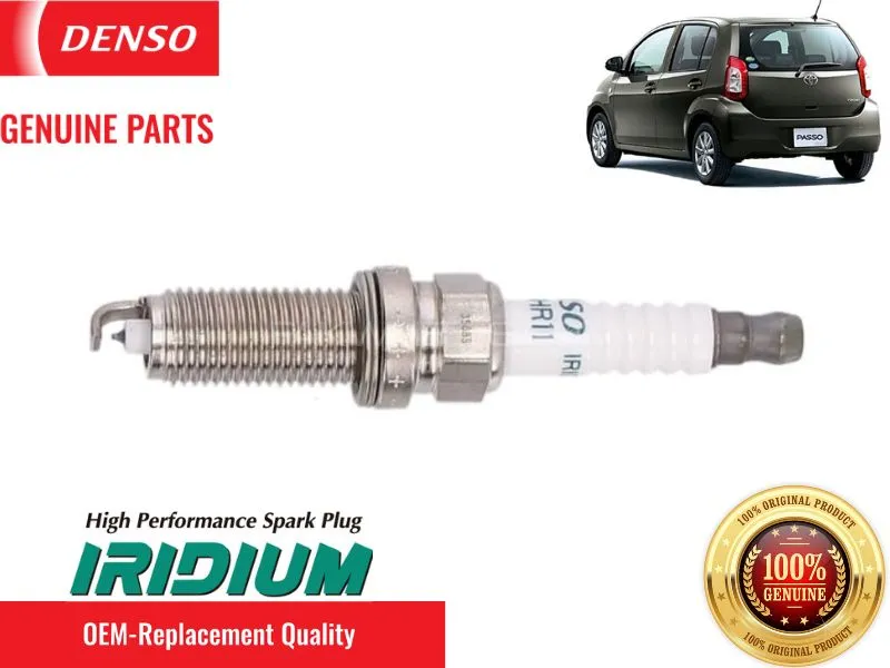 Toyota Passo 2013-2017 Denso Iridium Spark Plugs 3 Pcs