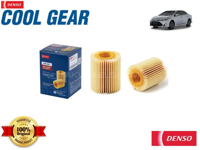 Toyota Corolla Altis X Denso Oil Filter - Genuine Cool Gear Image-1