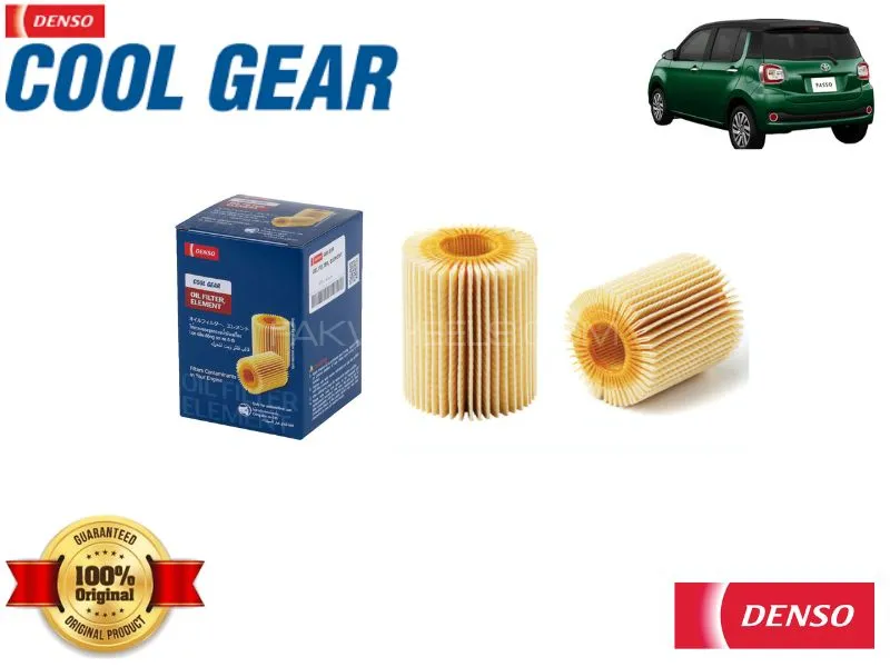 Toyota Passo Moda 2016-2024 Denso Oil Filter - Genuine Cool Gear Image-1