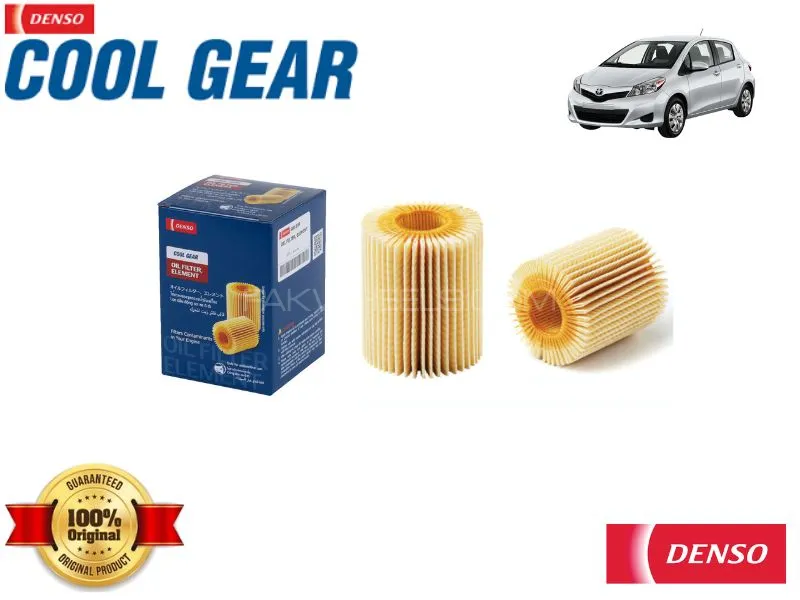 Toyota Vitz 2010-2015 Denso Oil Filter - Genuine Cool Gear Image-1