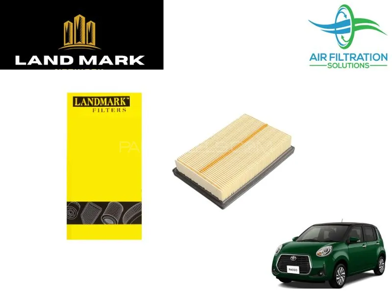 Toyota Passo Moda Land Mark Air Filter - Effective Filteration Image-1