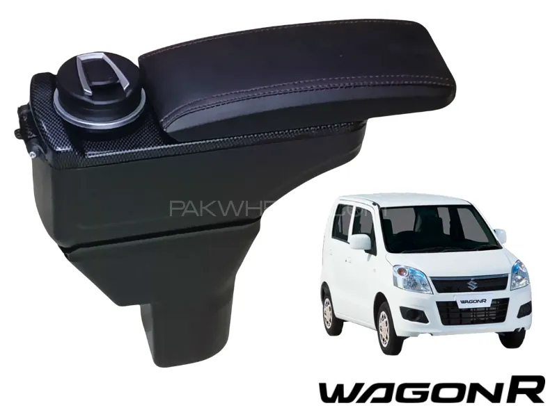 Buy Suzuki WagonR Center Arm Rest Console with Cup Holder and Carbon Fiber Design 1PC PakWheels