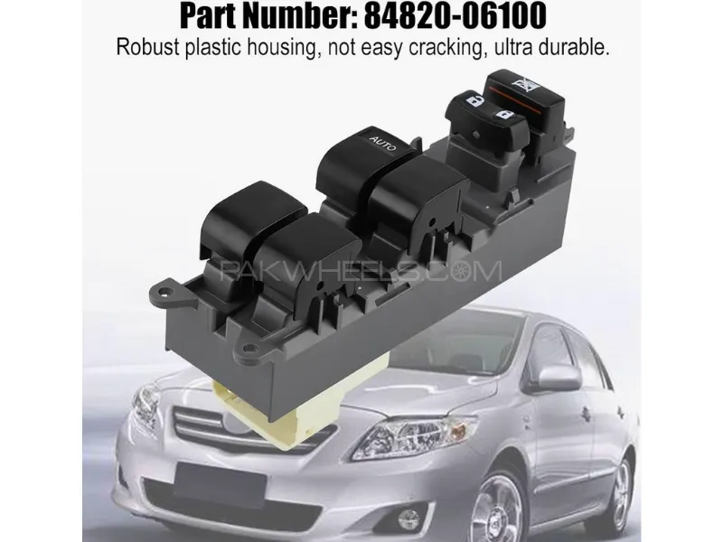Toyota Corolla 2012-2014 Genuine Master Switch Assy | Master Switch Corolla | Kabli -1PC Image-1