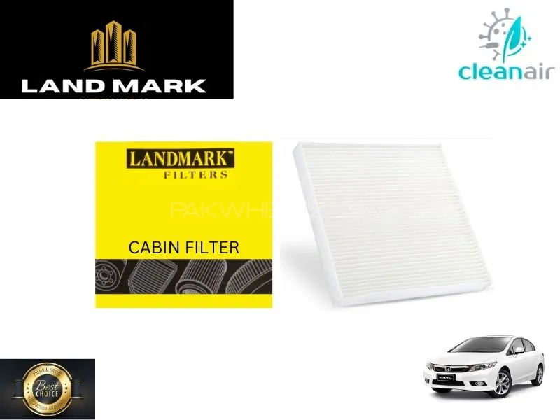 Honda Civic Rebirth 2012-2016 Land Mark Cabin Filter - Effective AC Flow Filteration Image-1