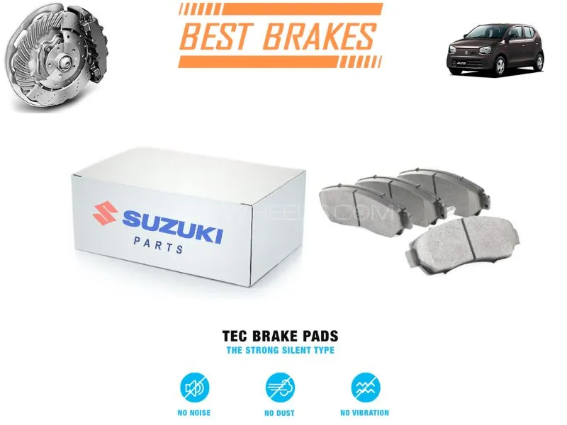 Suzuki Alto Japan Assembled 2014-2021 TEC Brake Pads - High Quality Brake Parts Image-1