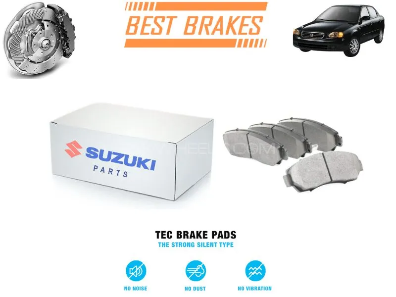 Suzuki Baleno 1600cc TEC Brake Pads - High Quality Brake Parts Image-1