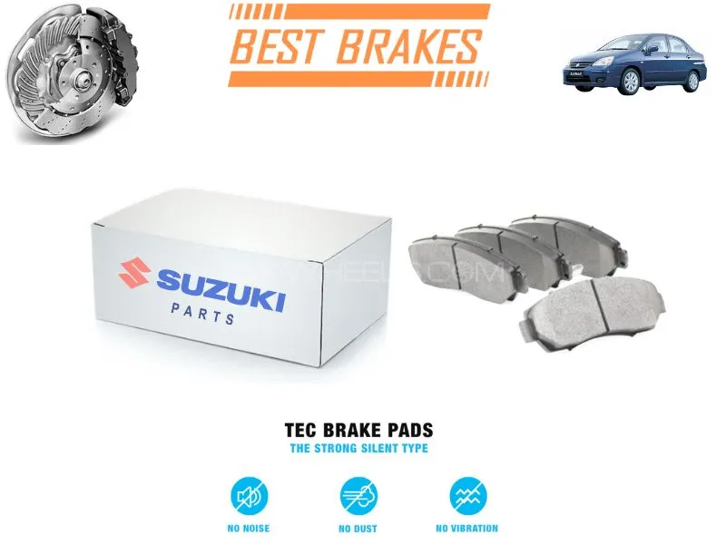 Suzuki Liana 2006-2014 TEC Brake Pads - High Quality Brake Parts Image-1