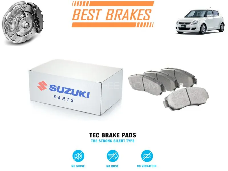 Suzuki Swift 2007-2017 TEC Brake Pads - High Quality Brake Parts Image-1