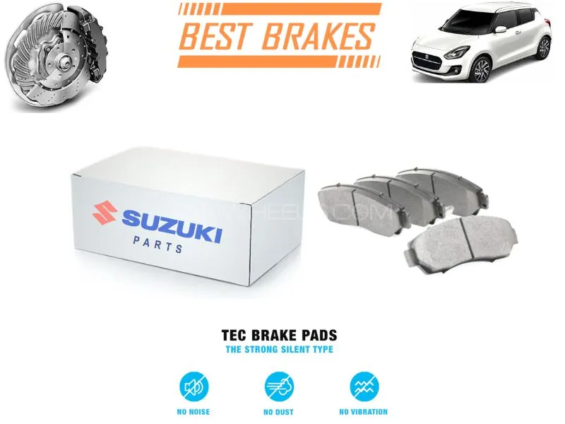 Suzuki Swift 2021-2024 TEC Brake Pads - High Quality Brake Parts Image-1