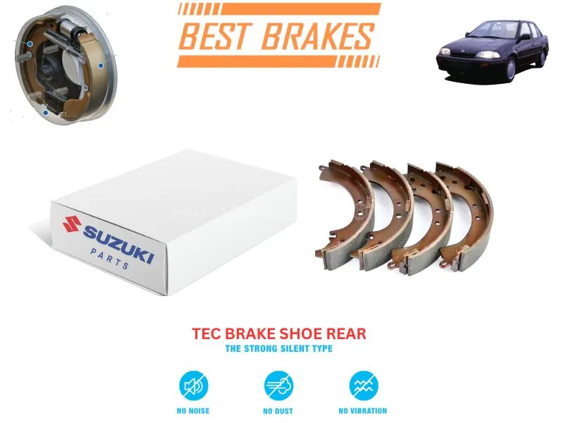 Buy Suzuki Margalla TEC Rear Brake Shoes - High Quality Brake Parts in ...