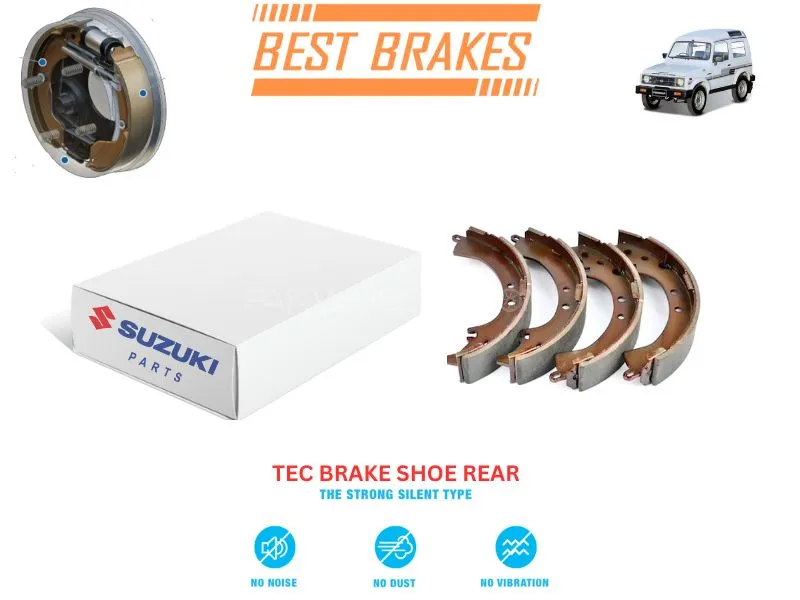 Suzuki Potohar TEC Rear Brake Shoes - High Quality Brake Parts